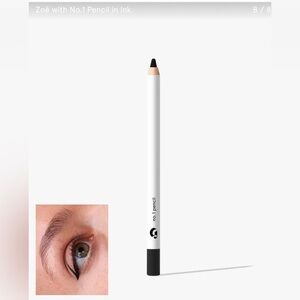 Glossier no. 1 pencil perfect glide eyeliner in Ink NIB